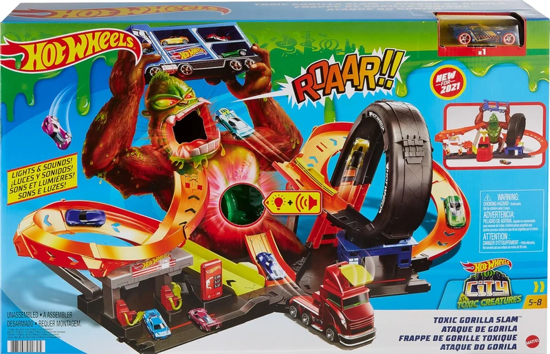 Hot Wheels Toxic Gorilla Slam