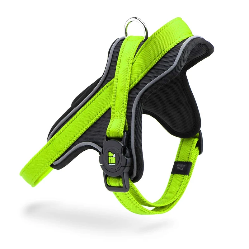 My Family 9054 Memopet Green Nylon Harness - Size M