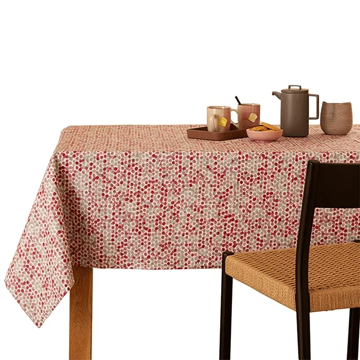 Nydel Pearl Acrylic Coating Tablecloth, Red, 160 x 350 cm