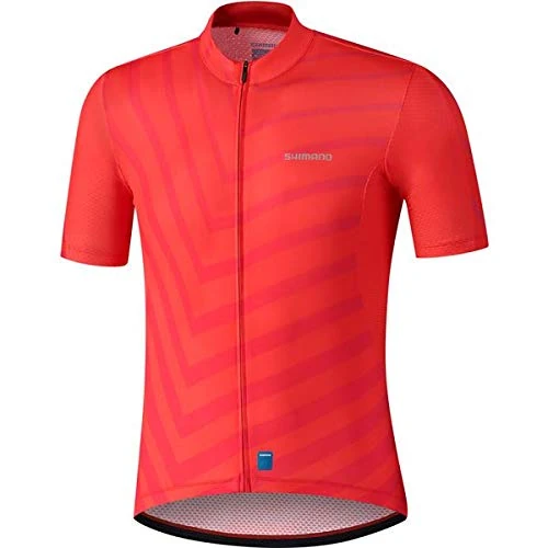 Shimano Clothing Men's Aerolite Jersey, Red, Size M