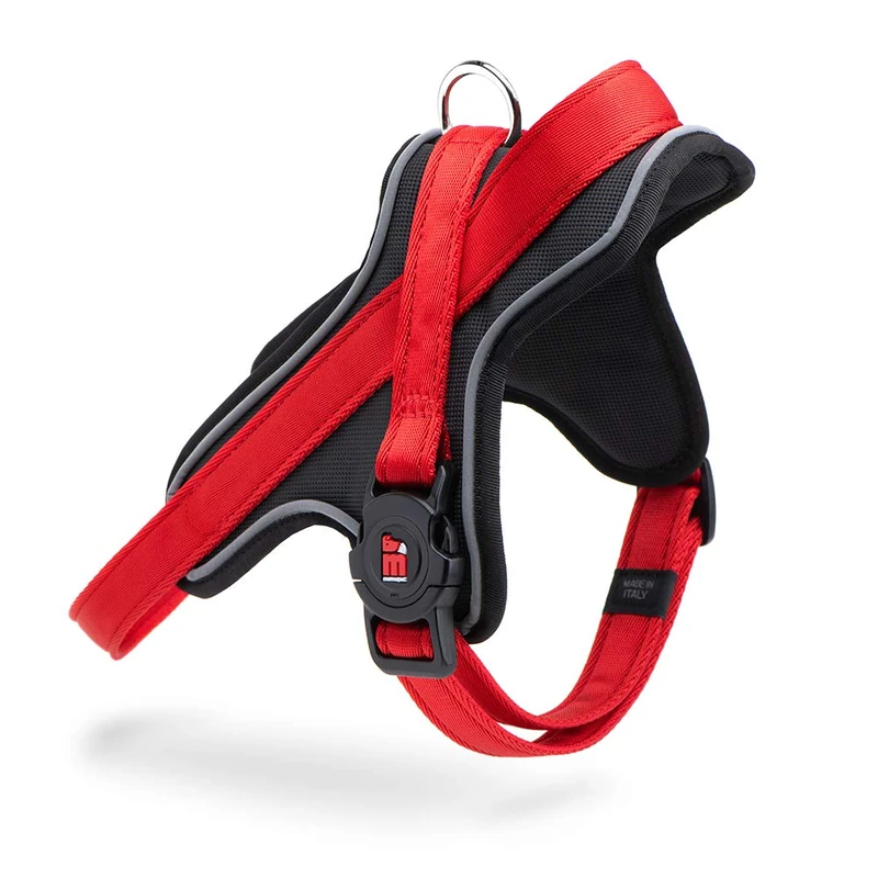 MyFamily Polyester Dog Harness, Made in Italy, Personal Data of Your Dog Always With You, Smartphone Connection with NFC Technology, Model Y, Memopet Collection (Size S) - Image 1