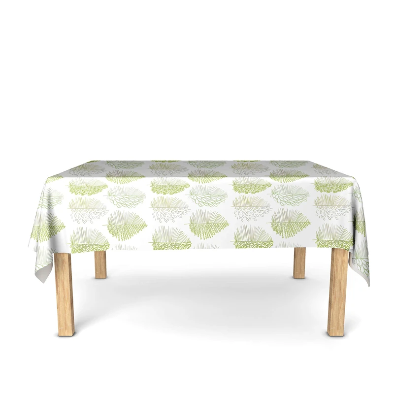 Nydel Angha Acrylic Coating Tablecloth, Jade, 160 x 200 cm