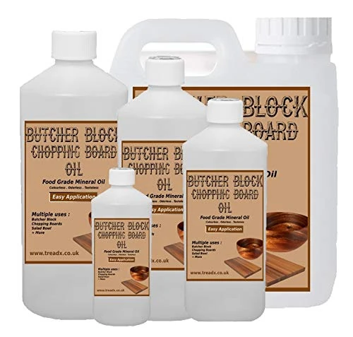 Chopping Board Oil 100% Food Grade Mineral Oil Butchers Block Oil (500ml)