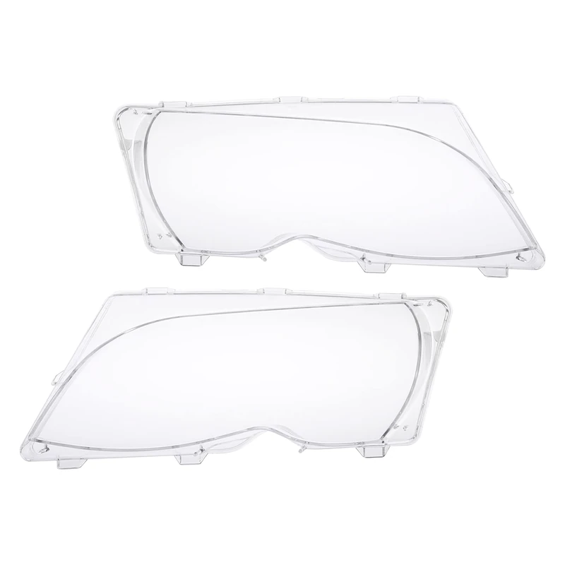 X AUTOHAUX BMW Headlight Lens Cover - 63126924046 Shell
