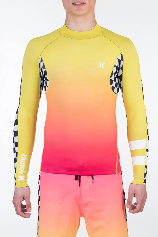Hurley M Wilson Pro Series Surf Jckt Wetsuit, Men's, Sail, Beige - Image 1