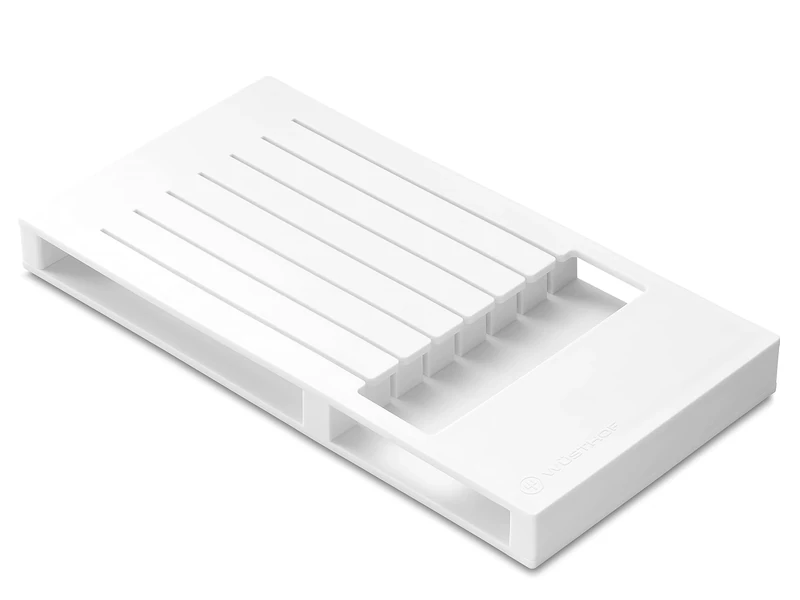 Wüsthof Drawer Insert White Plastic for 7 Knives