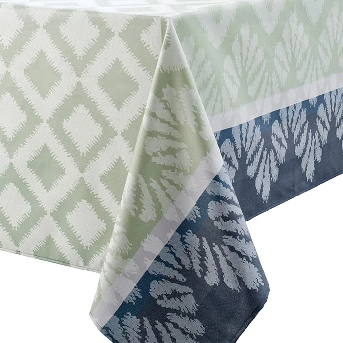 Nydel Ipanema Celadon Jacquard Stain-Resistant Tablecloth 160 x 250 cm EP760B34113