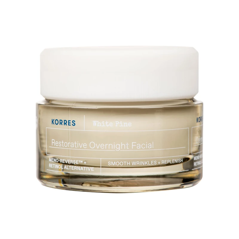 KORRES White Pine Restorative Overnight Facial Night Cream for Post-Menopausal Skin 40 ml