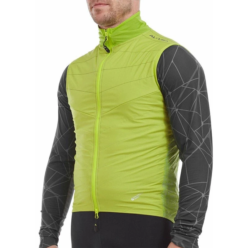 Altura Icon Rocket Men's Insulated Packable Gilet: Lime, S