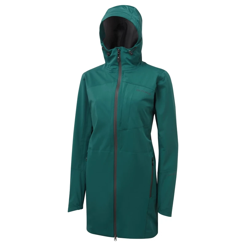 Altura Womens Nightvision Zephyr Stretch Waterproof Reflective Cycling Jacket - Green/Teal - 12
