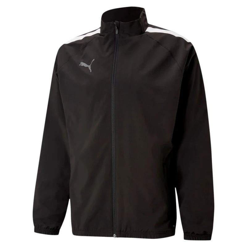 PUMA Men's teamLIGA Sideline Jacket, Puma Black-Puma White, size: XL