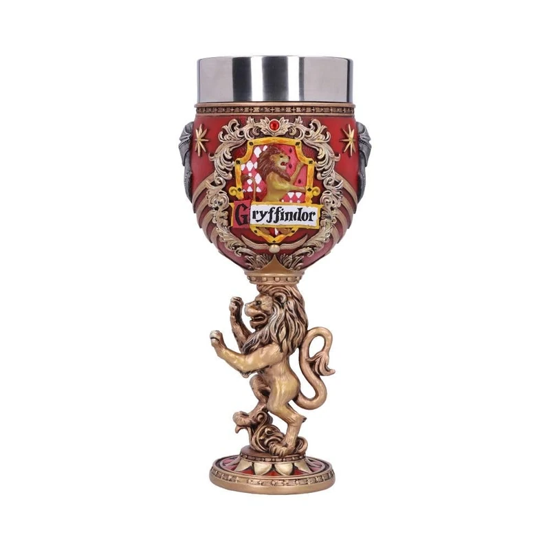 Nemesis Now Harry Potter Gryffindor Hogwarts House Collectible Goblet, Resin, Red Gold, 1 Count (Pack of 1) 200 ml