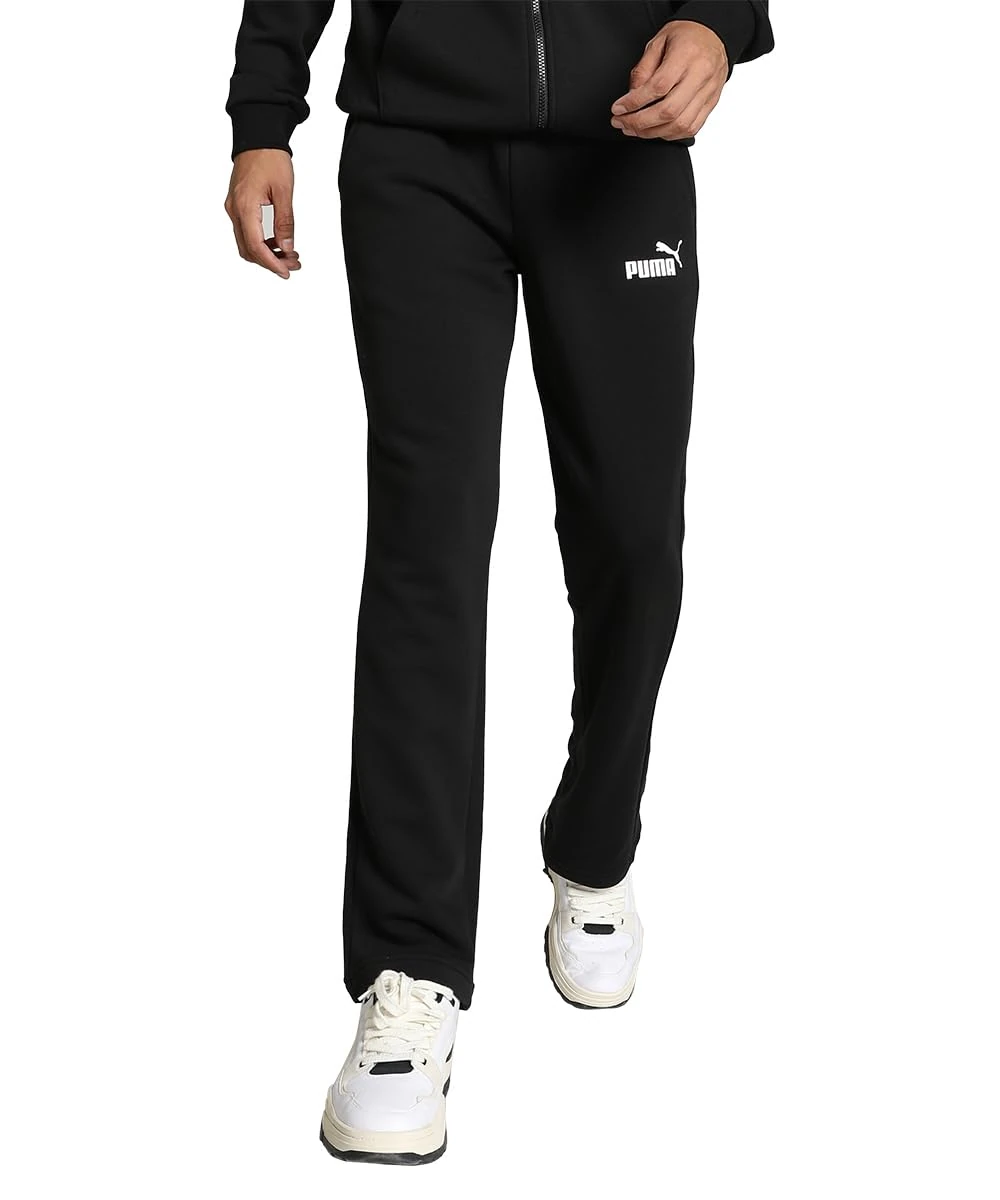 PUMA Men's Ess Logo Tr Op Srl Pants, Puma Black, XL UK