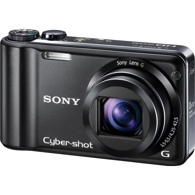 Sony Cyber-Shot HX5 Compact Digital Camera - Digital Cameras (10.2 MP, 3648 x 2736 Pixels, CMOS, 10x, Full HD, Black) (Renewed)