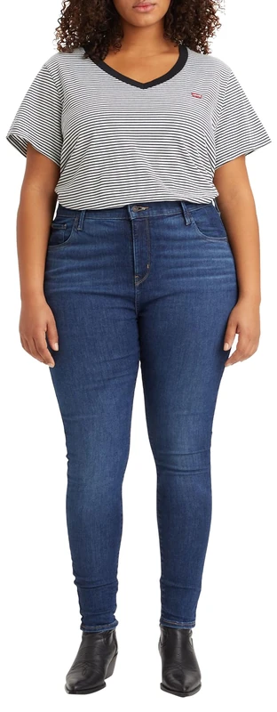Levi's Women's 720 Pl Hirise Super Skny Echo Chamber P, 24 Short - Image 1