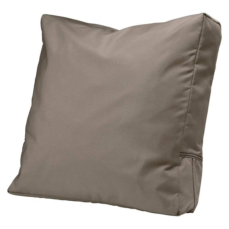 Classic Accessories Ravenna Water-Resistant Patio Lounge Chair/LoveSeat Back Cushion, 25 x 22 x 4 Inch, Dark Taupe, Patio Furniture Cushions