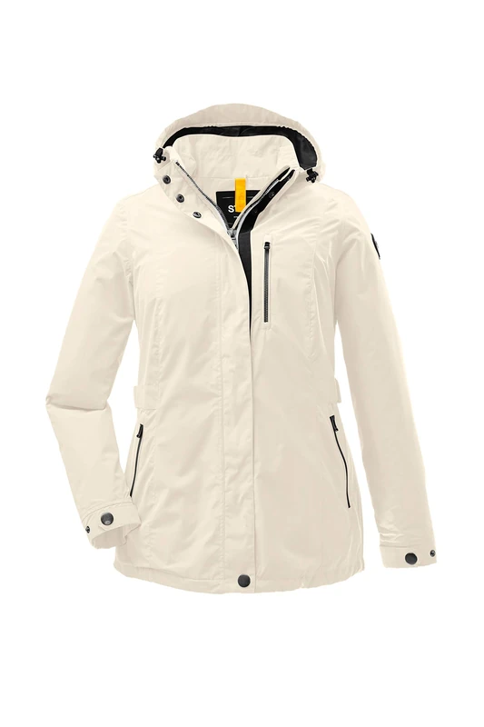 Killtec Women's Thiant Wmn Jacket C Functional Jacket with Removable Hood - Large Sizes