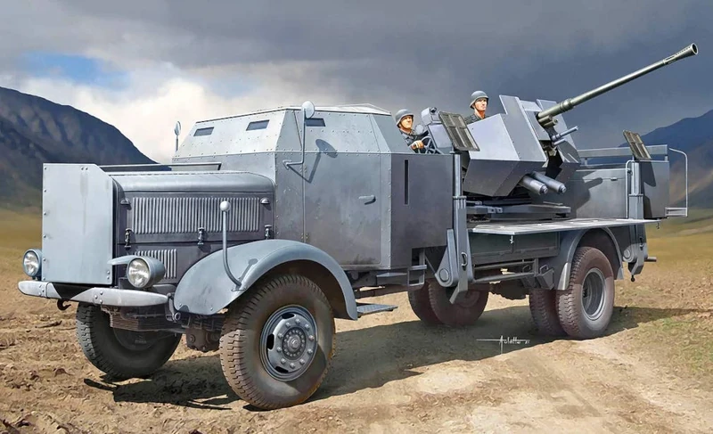 Trumpeter 1:35 - L4500A mit 3.7cm Flak 37