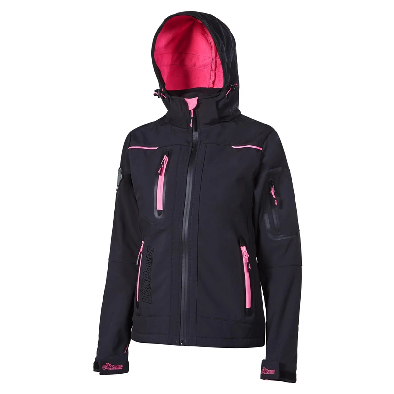 U Power Upw-Fu187gf-Space Fucsia Jacket, Grey/Fuchsia, XL