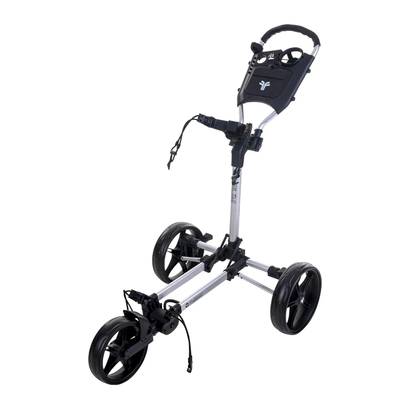 Fastfold Slim Compact 3 Wheel Folding Pull/Push Golf Trolley - Image 1