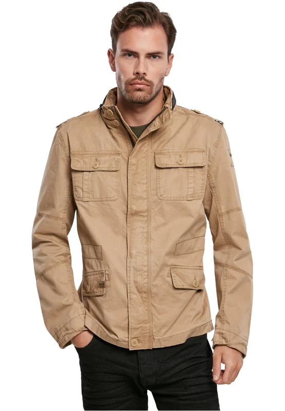 Brandit Men's Jacke Britannia Jacket, Beige, 5XL Große Größen