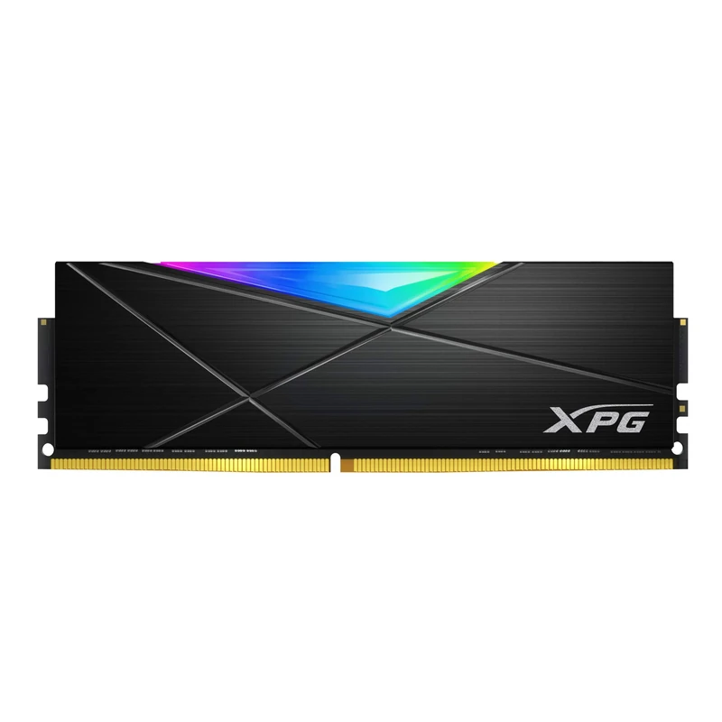 ADATA XPG SPECTRIX D55 DDR4 RGB Memory Module Gaming DRAM, speeds up to 3200MHz, 32GB (2x16GB), high performance, desktop memory, metal heatsink, supports XMP 2.0, Black, AX4U320016G16A-DB55