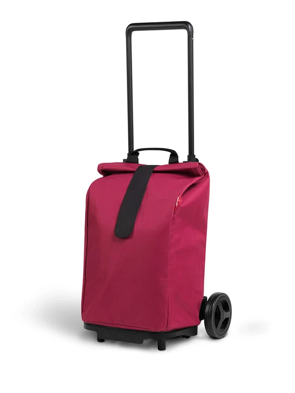 GIMI Sprinter|Foldable Weight Trolley with Adjustable Telescopic Handle| Rain Bag with Roll Closure and Velcro Strap| with Large Wheels and Mudguard| 50L|45 x 39 x 103 cm