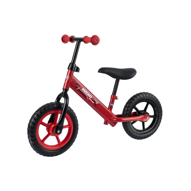 Chicco Exclusive Ducati Balance Bike+, 2 Wheels, Puncture Proof Tyres, Fully Adjustable, 2-5y, 25kg, Red