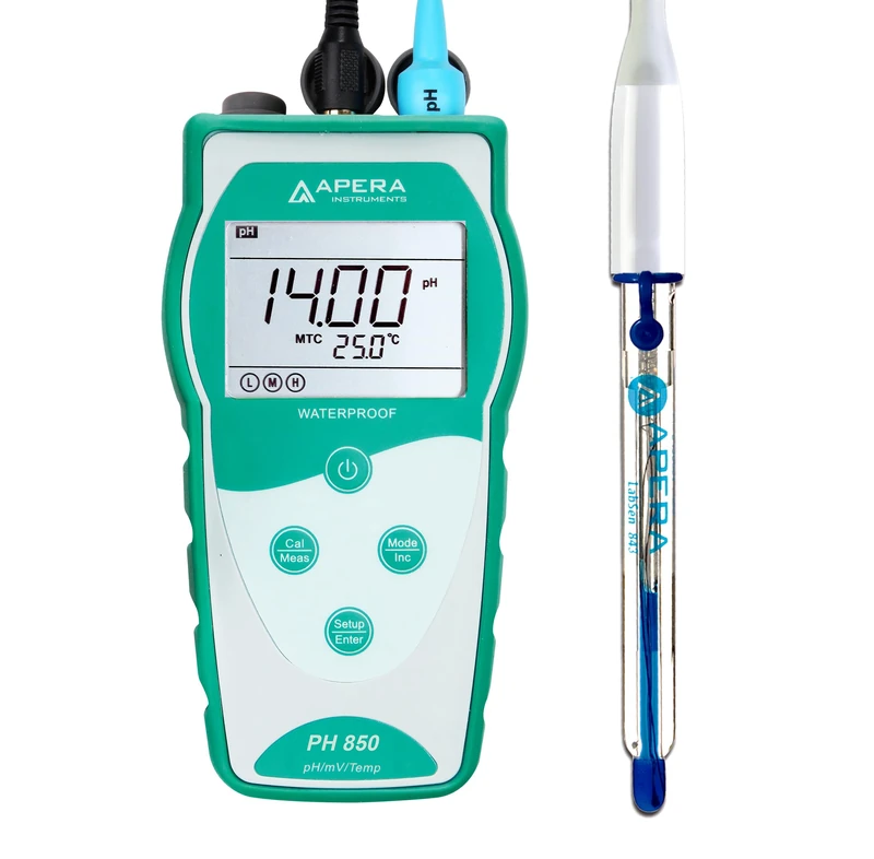 Apera Instruments PH850-SB Portable pH Meter for Strong Alkaline Solutions