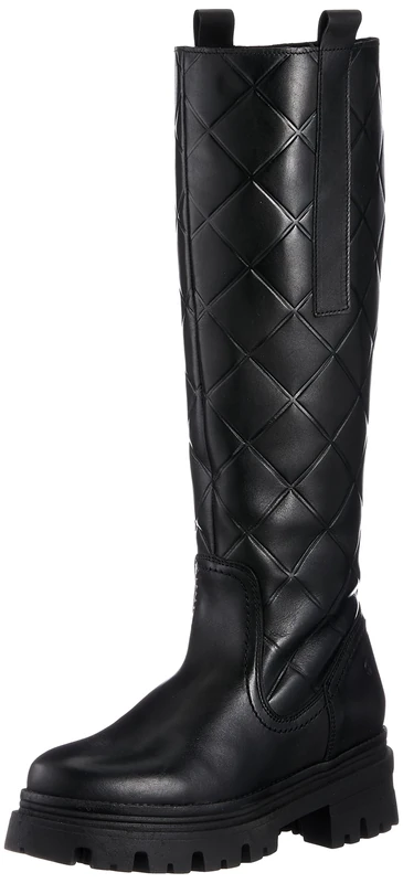 Tamaris Women's 1-1-25633-37 Knee High Boot, Black Struct, 6.5 UK
