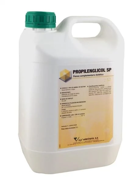 SP VETERIN PROPILENGLICOL Oral Solution 5L, 3600 W, 1 Liter, 44 Decibels, Plastic