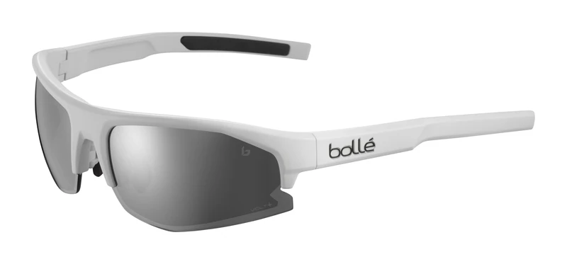 bollé - BOLT 2.0 S, Offwhite Matte, Volt+ Cold White Cat 3, Small, Sunglasses, Unisex, Adult