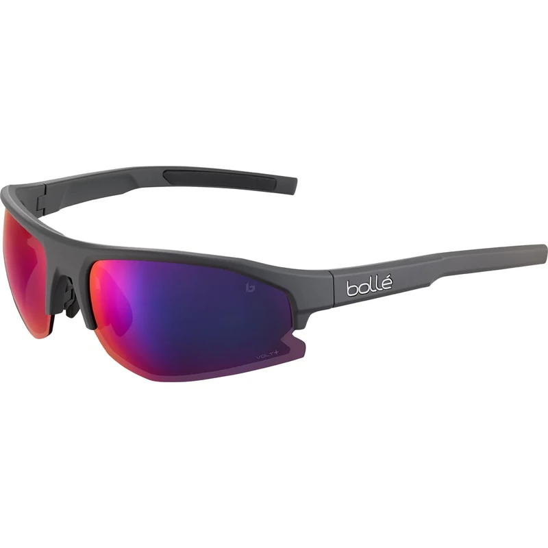 bollé BOLT 2.0 Titanium Matte - Volt+ Ultraviolet Polarized - Sunglasses - Titanium Matte - Volt+ Ultraviolet Polarized - Size L - Unisex - Adult