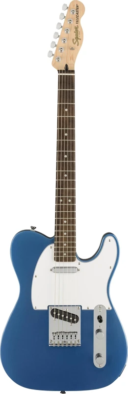 Squier by Fender Affinity Series Telecaster, Electric Guitar, Laurel Fingerboard, White Pickguard, Lake Placid Blue, Comes with Free Virtual Lessons