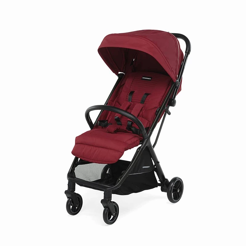 Foppapedretti Jumbo Compact Baby Stroller from Birth to 22 kg, Scarlet