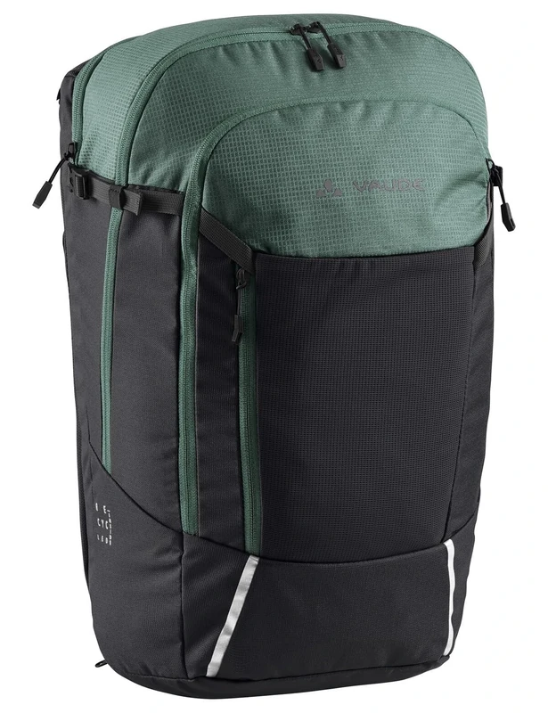 VAUDE Unisex Cycle 28 II Rear Panniers Black/Dusty Forest, One Size