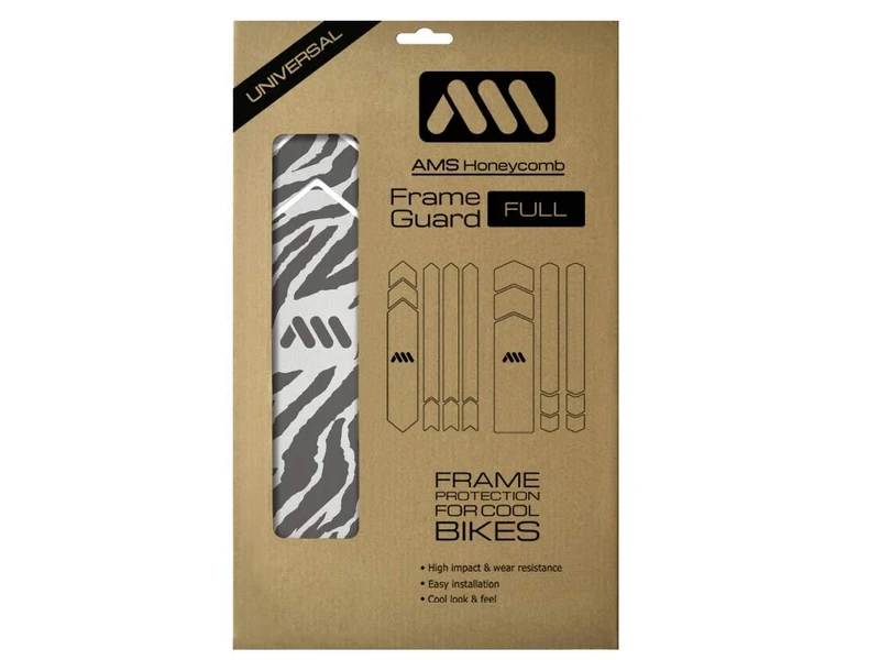 All Mountain Style Unisex's AMS Frame Guard Full, Zebra Grey