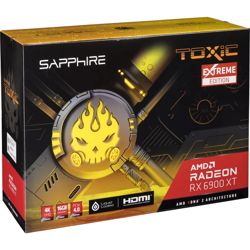 Sapphire TOXIC RADEON RX 6900 XT GAMING OC 16GB GDDR6 EXTREME HDMI 3XDP 11308-08-20G