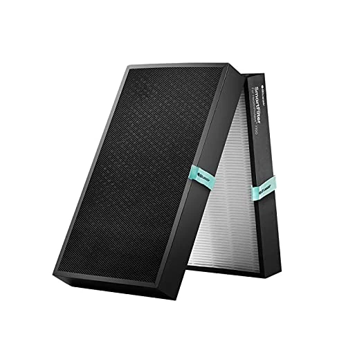 Blueair Genuine HEPASilent Replacement 7700 Smart Filter for 7740i, 7770i Air Purifier – Removes 99.97% of Pollen, Dust, Pet Dander, Mould, Bacteria & Viruses Activated Carbon Reduces VOCs, Chemicals