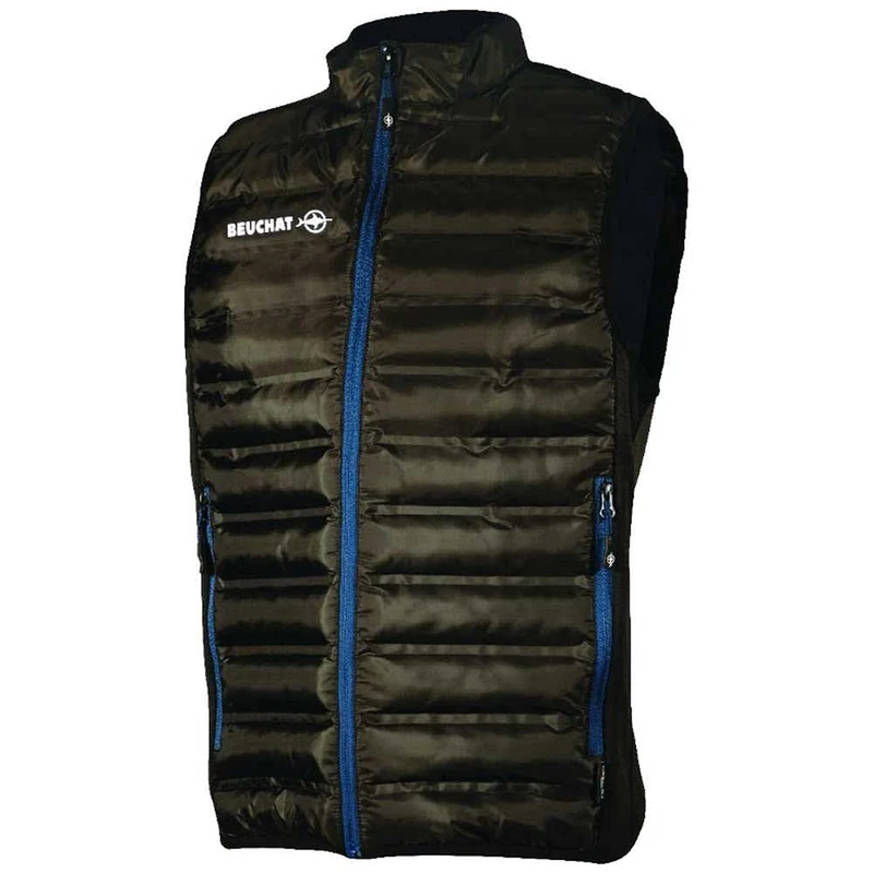 BEUCHAT Unisex Doudoune Sans Down Jacket, black/blue, M