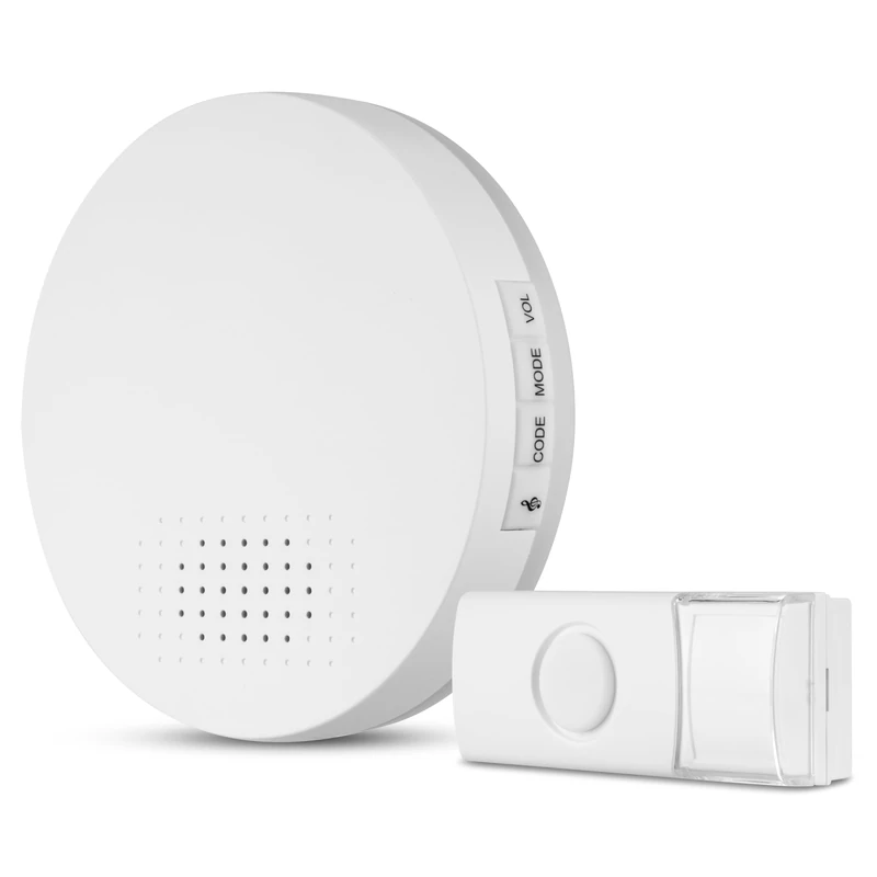 REV 82430103 0082430103 Wireless Doorbell Complete Set with Flashing Light