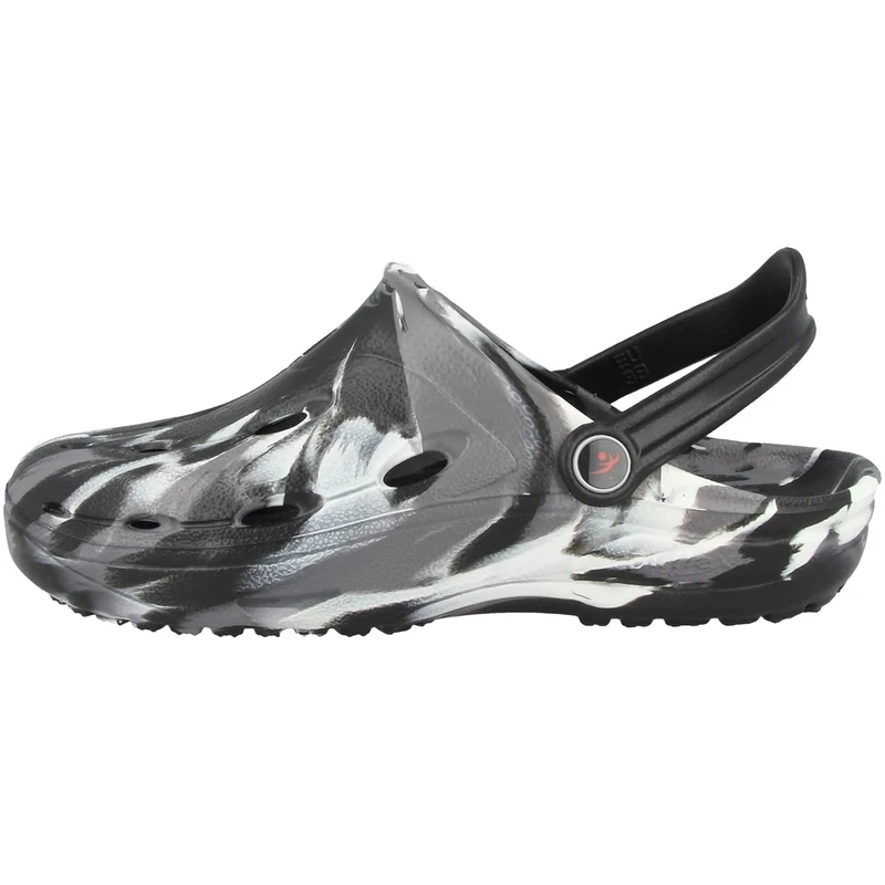 Chung Shi Unisex Dux Clog, Clogs, Black/Grey/White, 34-35 EU