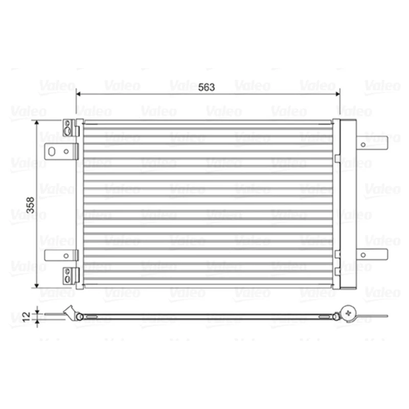 Valeo 822550 - Condenser, air conditioning