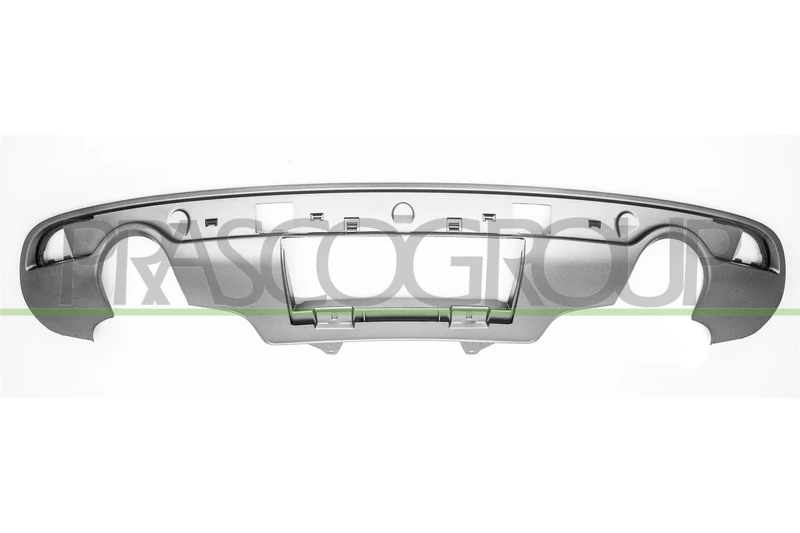 Spoiler Rear Bumper Silver