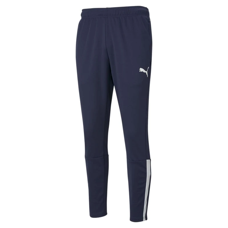 PUMA Men's TeamLIGA Training Pants, Peacoat White, Small