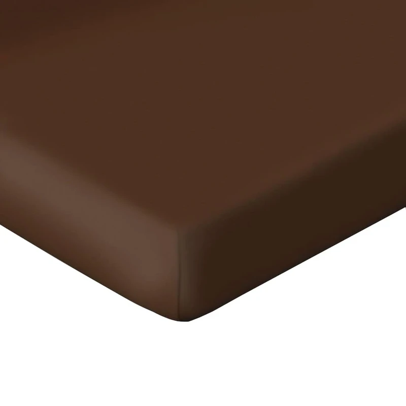 Bassetti Marrone 9314079 Fitted Sheet Plain Cotton/Elastane 180 x 200 cm / 200 x 220 cm
