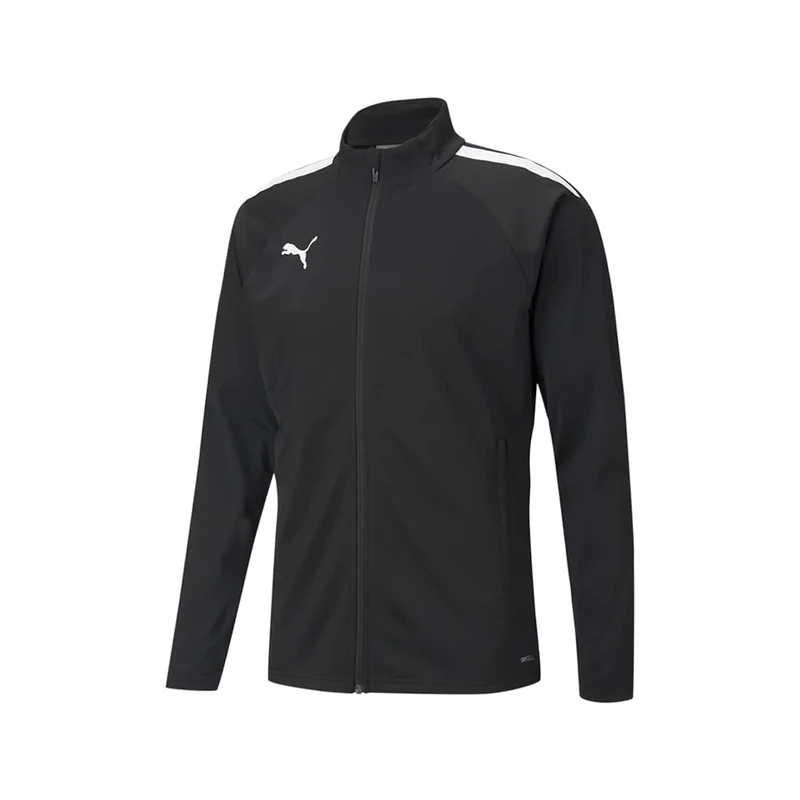 PUMA Men's TeamLIGA Training Jacket, Black White, Medium
