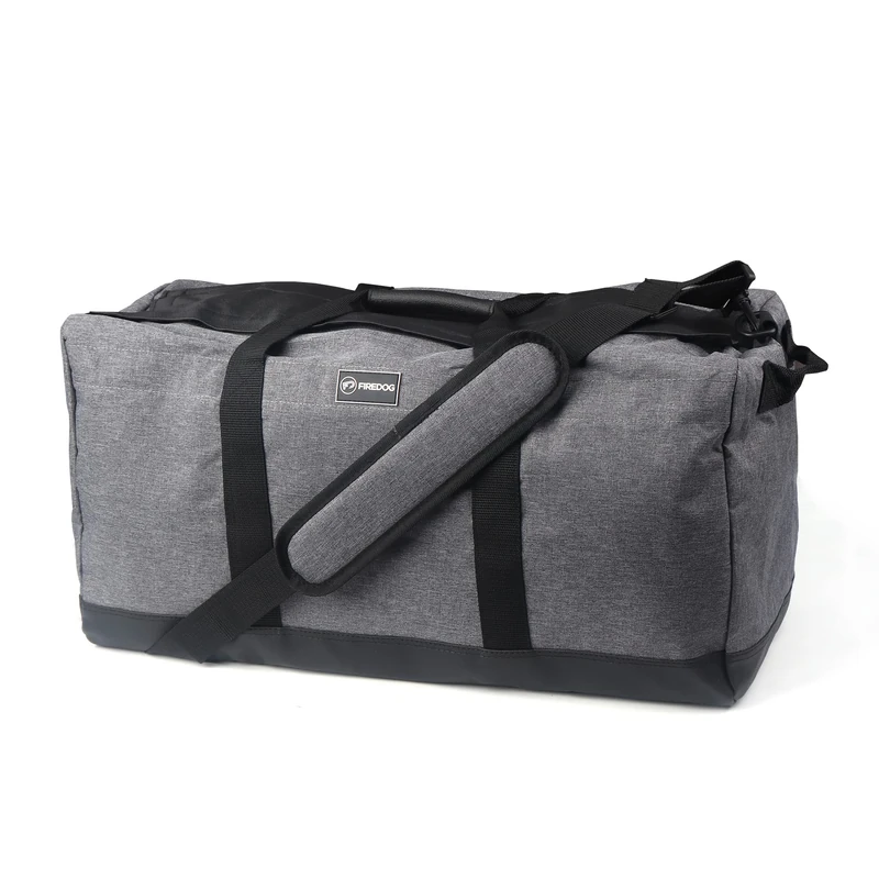 FIREDOG Smell Proof Duffle Bag, Large Smell Proof Bag for Travel Storage, Grey, 21.5"x10"x12", Large