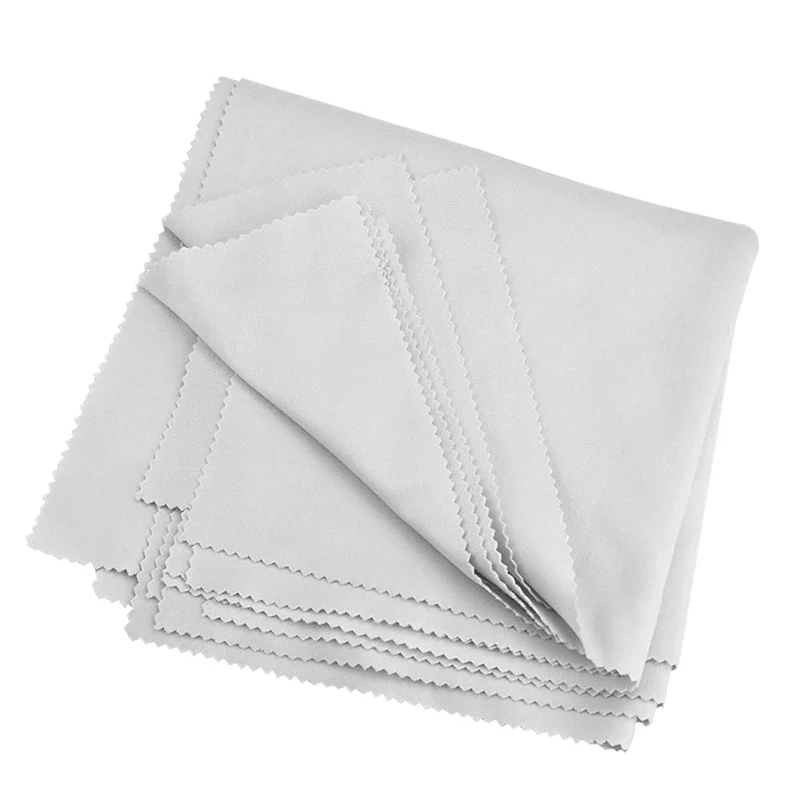 VCRANONR 10 Pack Microfiber Cloths - 11.8" for Records & Screens