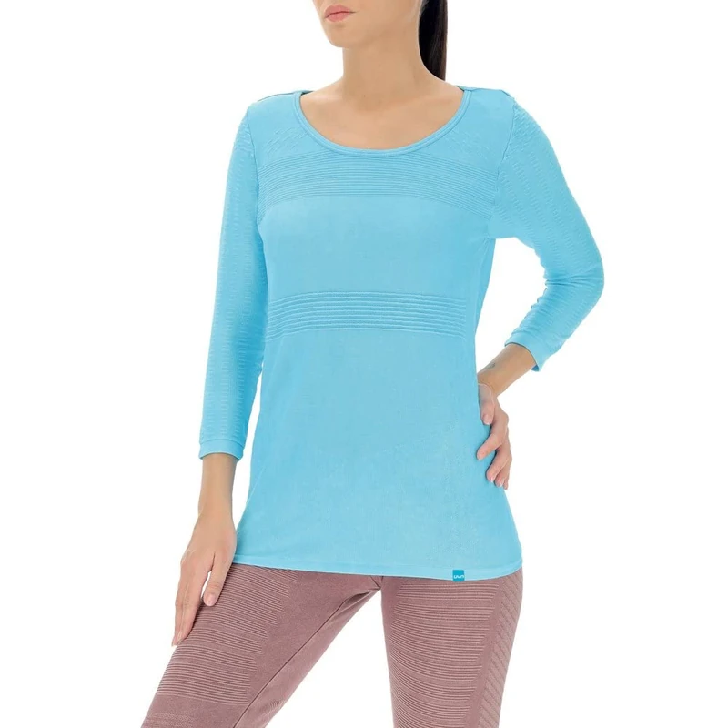 UYN O101982 to-BE OW Three Quarter SL_ T-Shirt Women's Arabian Blue XS